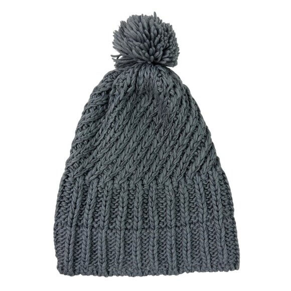 Adidas Gray Knit Pom Beanie Hat – Unisex Adult - Picture 3 of 9